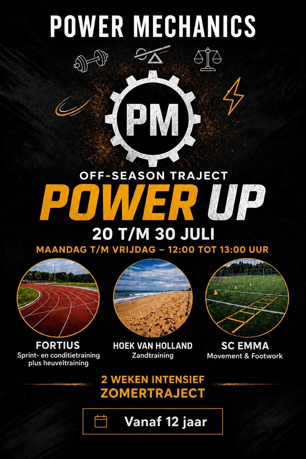 Power Mechanics Off-Season Traject Power Up — zomertraject Dordrecht juli 2026